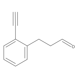 3-(2-Ethynylphenyl)propanal Structure