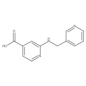 2-[(3-Pyridinylmethyl)amino]isonicotinic acid结构式