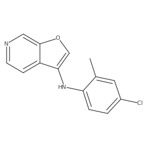 N-(4-chloro-2-methylphenyl)furo[2,3-c]pyridin-3-amine Structure