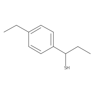 1-(4-Ethylphenyl)propane-1-thiol Structure