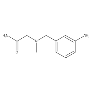 2-[(3-Aminophenyl)methyl-methylamino]acetamide Structure