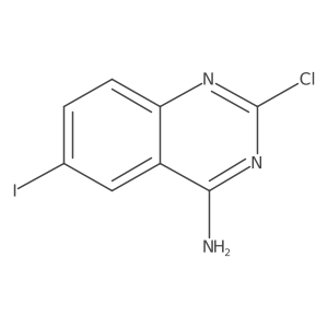 2-Chloro-6-iodoquinazolin-4-amine Structure