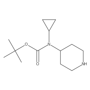 N-Boc-N-cyclopropylpiperidin-4-amine Structure