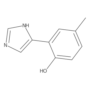 2-(5-Imidazolyl)-4-methylphenol结构式