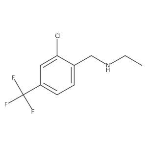 (2-Chloro-4-trifluoromethyl-benzyl)-ethyl-amine Structure