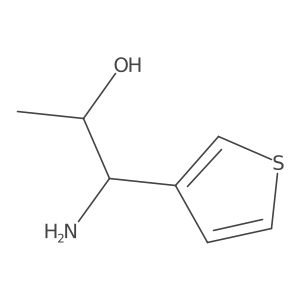 (1R,2R)-1-Amino-1-(thiophen-3-yl)propan-2-ol Structure