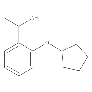 (1S)-1-(2-Cyclopentyloxyphenyl)ethylamine Structure