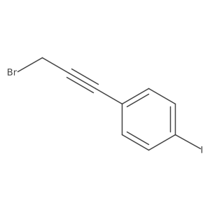 1-(3-Bromoprop-1-ynyl)-4-iodobenzene结构式