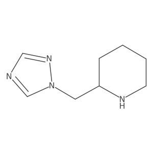 2-(1H-1,2,4-triazol-1-ylmethyl)piperidine Structure