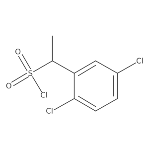 1-(2,5-Dichlorophenyl)ethane-1-sulfonyl chloride Structure