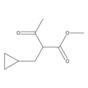 Methyl 2-(cyclopropylmethyl)-3-oxobutanoate结构式