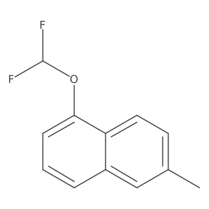 1-(Difluoromethoxy)-6-methylnaphthalene结构式