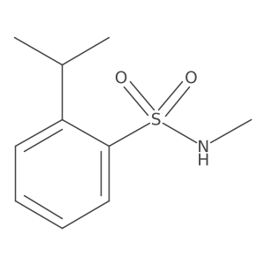 2-Isopropyl-N-methylbenzenesulfonamide结构式