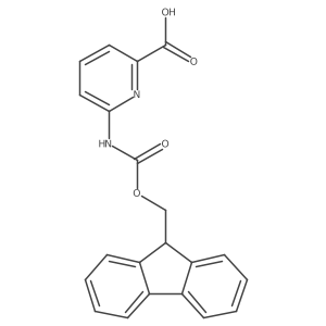 6-((((9h-Fluoren-9-yl)methoxy)carbonyl)amino)picolinic acid结构式