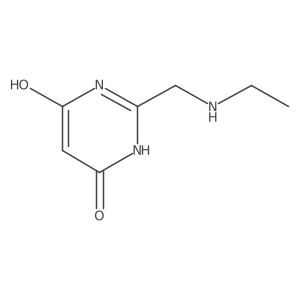 2-[(Ethylamino)methyl]-6-hydroxy-3,4-dihydropyrimidin-4-one Structure
