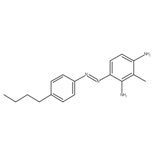 4-[(E)-(4-butylphenyl)diazenyl]-2-methylbenzene-1,3-diamine结构式