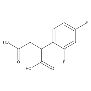 2-(2,4-Difluorophenyl)butanedioic acid结构式