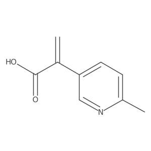 2-(6-Methylpyridin-3-yl)prop-2-enoic acid Structure