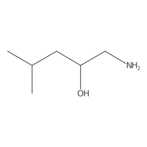 (2S)-1-amino-4-methylpentan-2-ol Structure