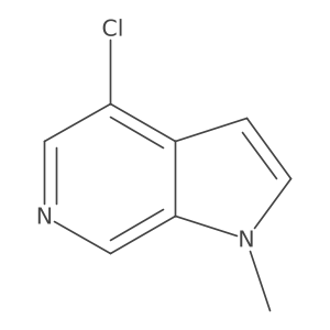 4-Chloro-1-methylpyrrolo[2,3-c]pyridine Structure
