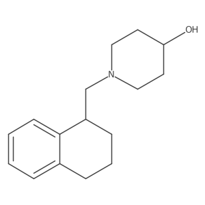 1-(1,2,3,4-Tetrahydronaphthalen-1-ylmethyl)piperidin-4-ol Structure
