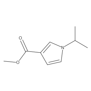 Methyl 1-isopropyl-1H-pyrrole-3-carboxylate Structure