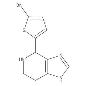 4-(5-bromothiophen-2-yl)-3H,4H,5H,6H,7H-imidazo[4,5-c]pyridine Structure