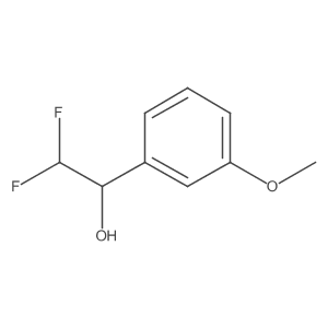 2,2-Difluoro-1-(3-methoxyphenyl)ethan-1-ol Structure