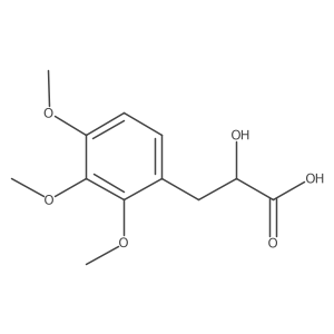 2-Hydroxy-3-(2,3,4-trimethoxyphenyl)propanoic acid Structure