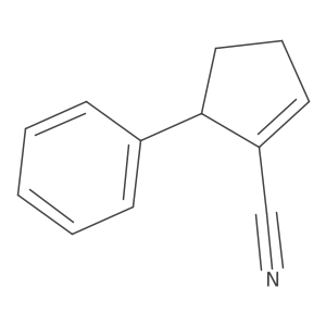 5-Phenyl-1-cyclopentene-1-carbonitrile Structure