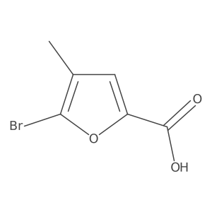 5-Bromo-4-methylfuran-2-carboxylic acid结构式