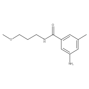 3-Amino-N-(3-methoxypropyl)-5-methylbenzamide Structure