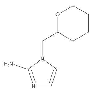 1-[(oxan-2-yl)methyl]-1H-imidazol-2-amine Structure