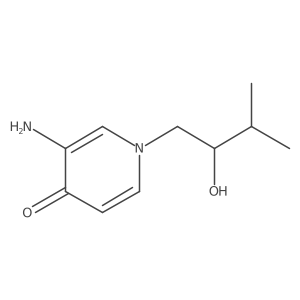 3-Amino-1-(2-hydroxy-3-methylbutyl)-1,4-dihydropyridin-4-one Structure