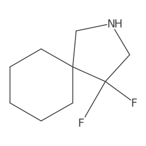 4,4-Difluoro-2-azaspiro[4.5]decane结构式