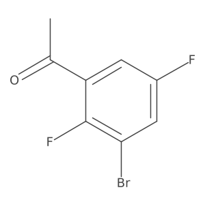 3'-Bromo-2',5'-difluoroacetophenone Structure