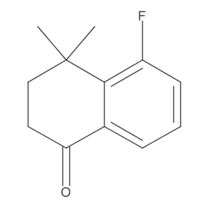 5-Fluoro-4,4-dimethyl-3,4-dihydronaphthalen-1(2H)-one Structure