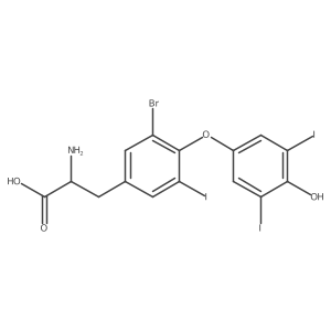 3-Bromo-L-thyroxine Structure