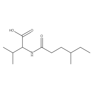 N-((4S)-4-Methyl-1-oxohexyl)-D-valine结构式