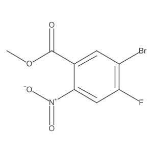 Methyl 5-bromo-4-fluoro-2-nitrobenzoate Structure