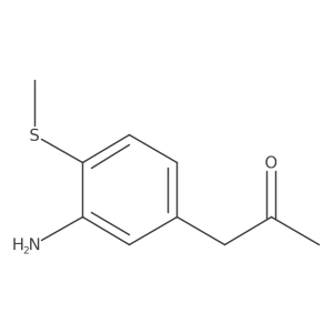 1-(3-Amino-4-(methylthio)phenyl)propan-2-one Structure