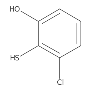 3-Chloro-2-sulfanylphenol结构式