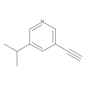 3-Ethynyl-5-isopropylpyridine Structure