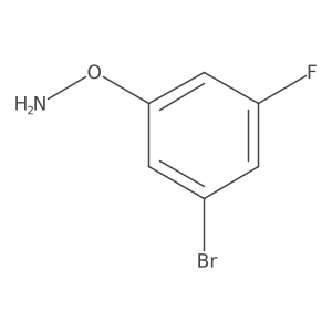 O-(3-Bromo-5-fluorophenyl)hydroxylamine结构式