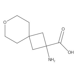 2-Amino-7-oxaspiro[3.5]nonane-2-carboxylic acid结构式
