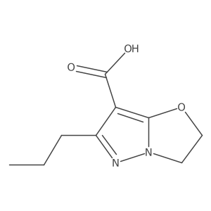 6-Propyl-2,3-dihydropyrazolo[5,1-b]oxazole-7-carboxylic acid Structure