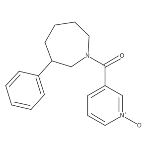 3-(3-Phenylazepane-1-carbonyl)pyridine 1-oxide结构式