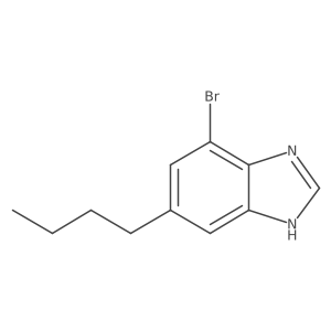 7-bromo-5-butyl-1H-benzimidazole Structure