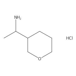 (1S)-1-(Tetrahydro-2H-pyran-3-YL)ethan-1-amine hcl结构式