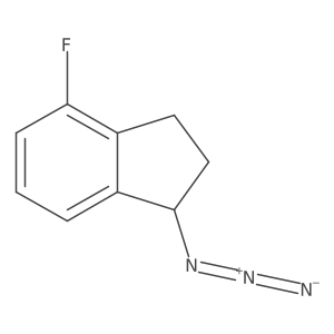 (1R)-1-Azido-4-fluoro-2,3-dihydro-1H-indene Structure